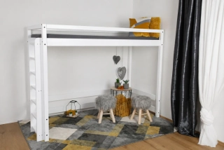 Vyvýšená dětská postel Vali - horní spaní